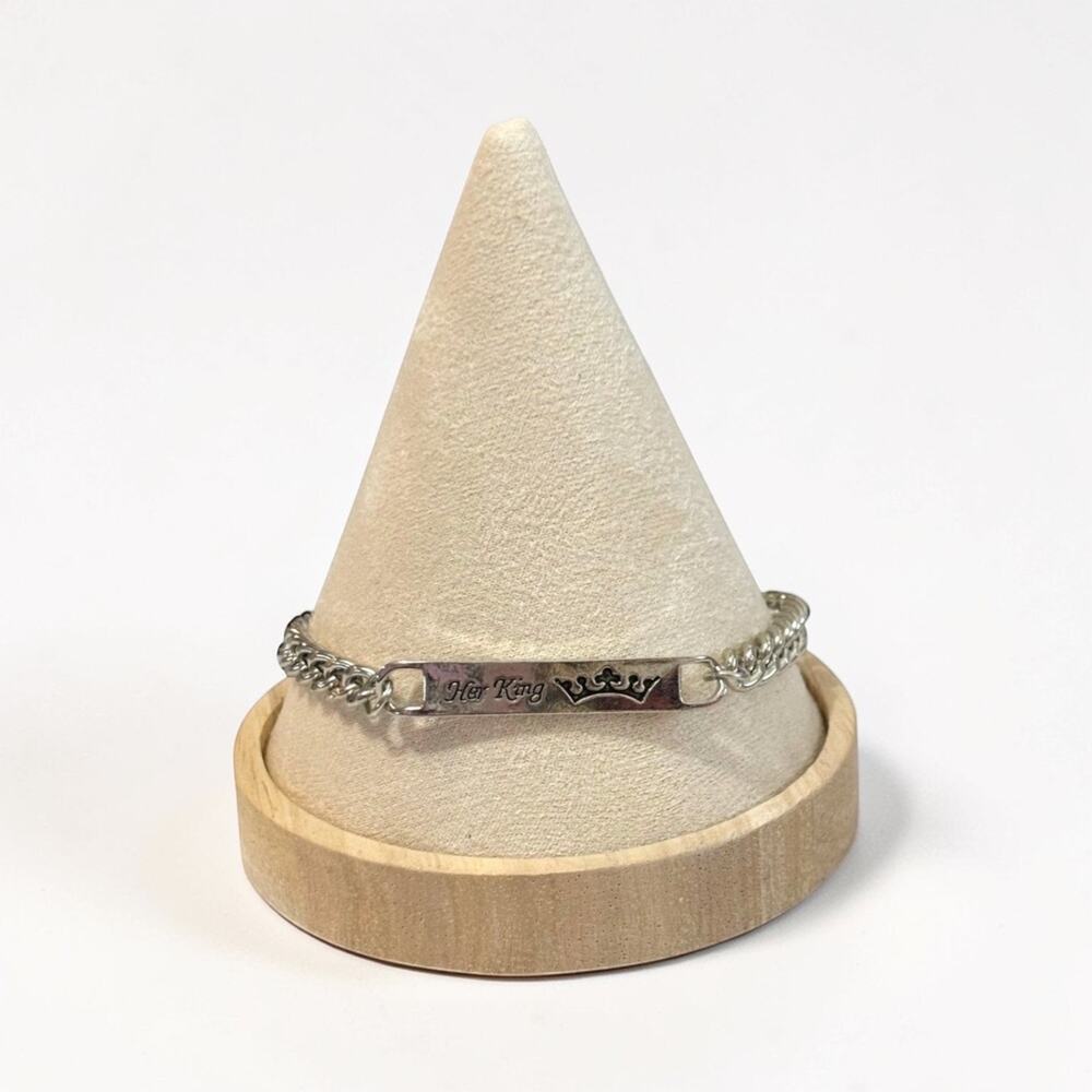Her King Silver-Tone Link Bracelet